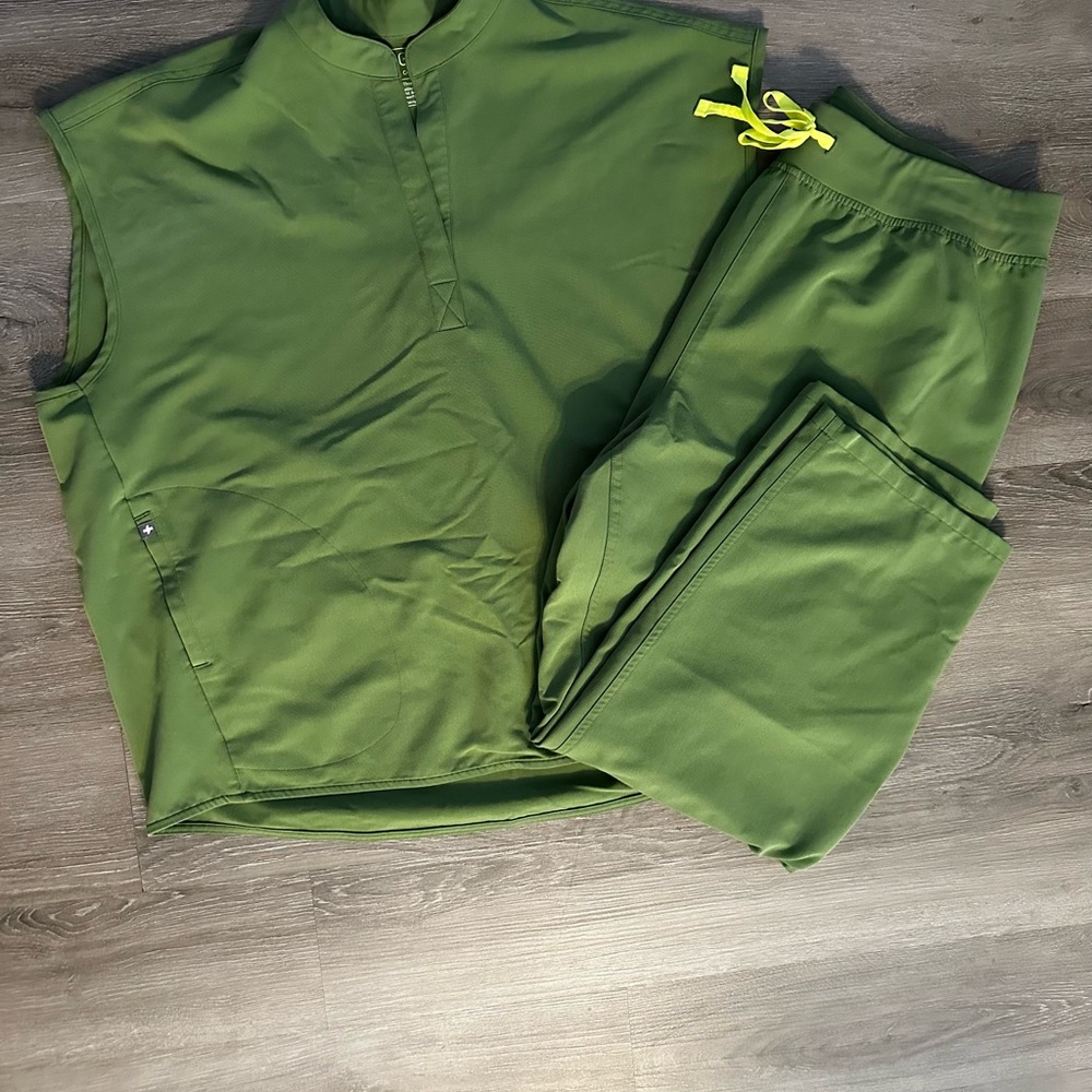 Figs Fern Green Scrub set XL/3XLP